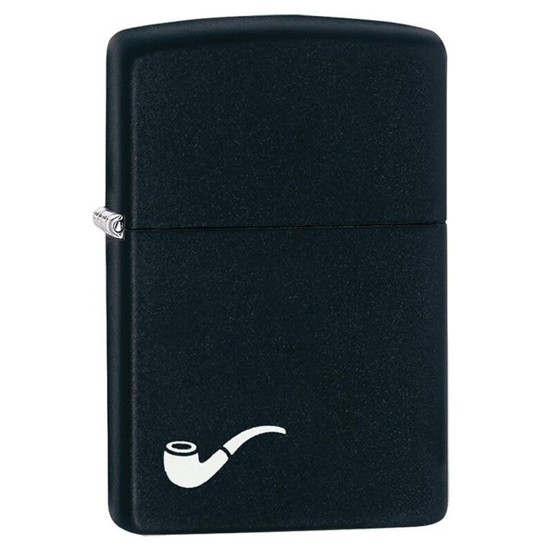 Briquet ZIPPO 218PL Black Matte Pipe