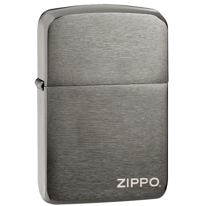 Briquet ZIPPO 24096 Black Ice Zippo Logo