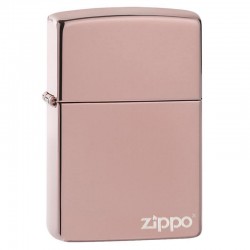 Briquet ZIPPO 49190ZL Rose Gold Zippo Logo