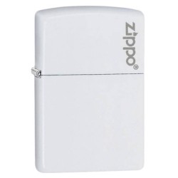 Briquet ZIPPO 214ZL White Matte with Zippo Logo