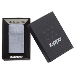 Briquet ZIPPO 1607 Slim Street Chrome