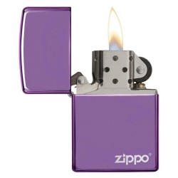 Briquet ZIPPO 24747ZL Classic High Polish Purple Zippo Logo