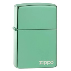 Briquet ZIPPO 28129ZL High Polish Green Zippo Logo