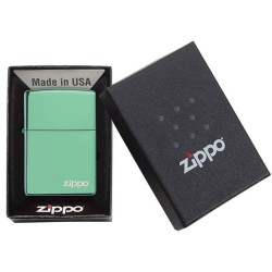 Briquet ZIPPO 28129ZL High Polish Green Zippo Logo