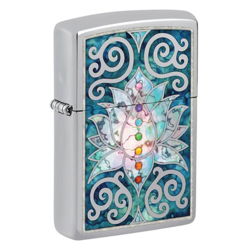 Briquet ZIPPO 48592 Lotus Flower Design