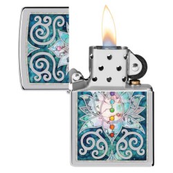 Briquet ZIPPO 48592 Lotus Flower Design