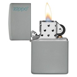 Briquet ZIPPO 49452ZL Flat Grey Zippo Logo