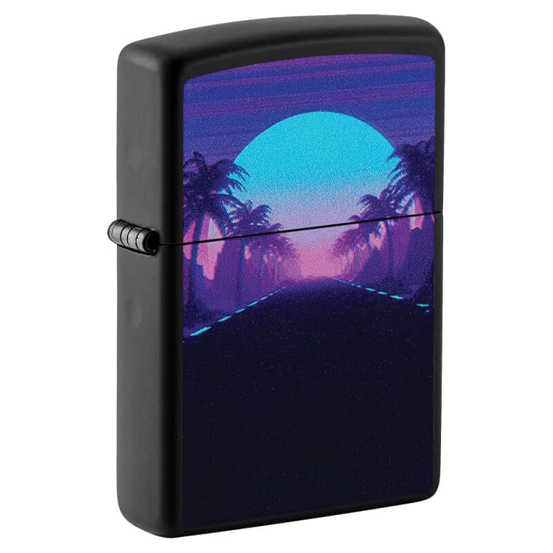 Briquet ZIPPO 49809 Sunset Black Light Design