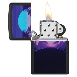 Briquet ZIPPO 49809 Sunset Black Light Design