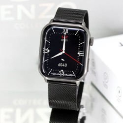 Montre Connectée Homme Enzo Collection EC209-BLACK-SS-BLACK