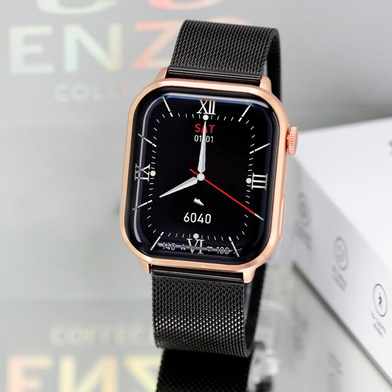 Montre Connectée Homme Enzo Collection EC209-BRO-BLACK-BLAC